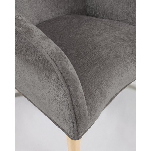 Siva fotelja Bobly - Kave Home-image-1