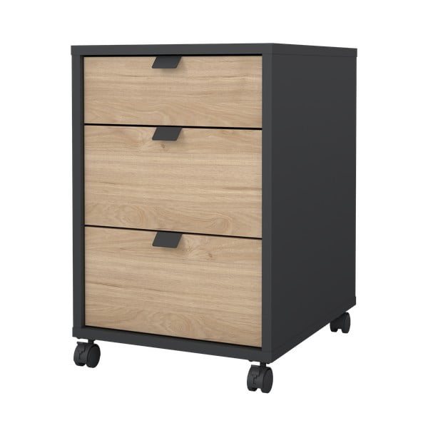 Antracitno sivi/u prirodnoj boji ormarić u dekoru hrasta 41x61 cm Sign – Tvilum-image-4