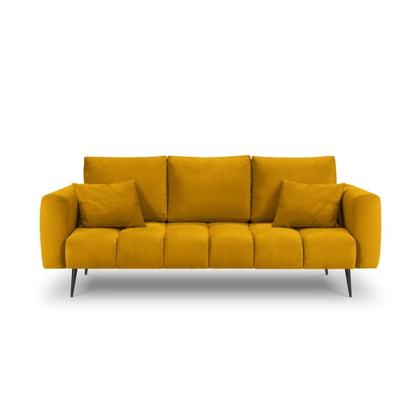 Žuti baršunasti kauč Interieurs 86 Octave