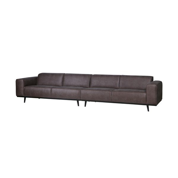 Sivi baršunasti kauč BePureHome Statement, 372 cm-image-3