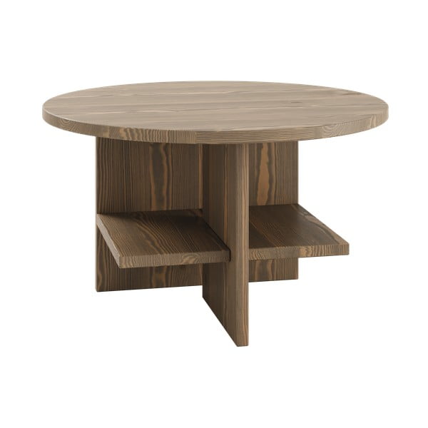 Smeđi okrugli stolić za kavu Rondure - Karup Design