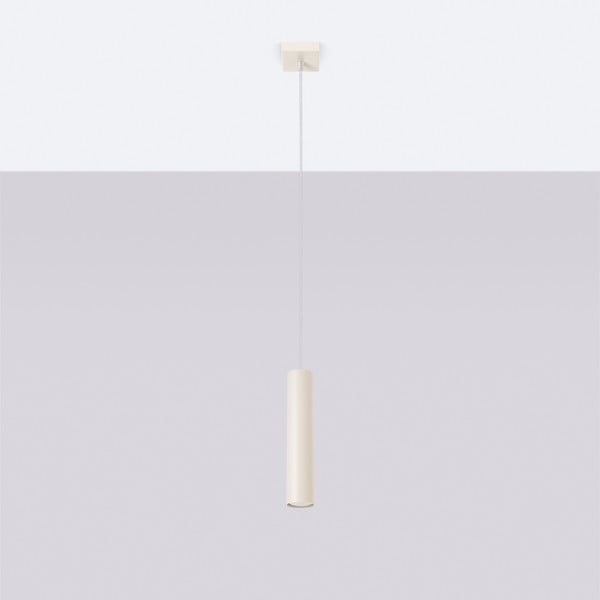 Krem viseća svjetiljka ø 8 cm Castro – Sollux-image-4