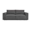Tamno siva sklopiva sofa od samta 245 cm Nihad – Bobochic Paris