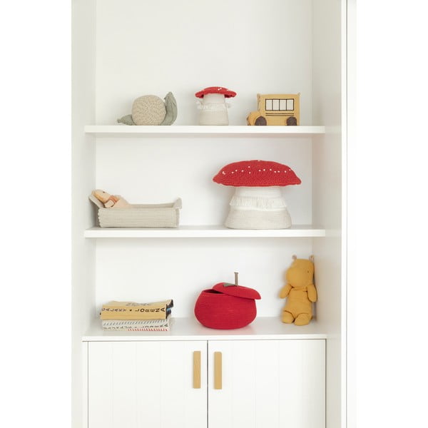 Crvena/krem tekstilna dječja kutija za pohranu ø 38x33 cm Big Mushroom – Lorena Canals-image-2