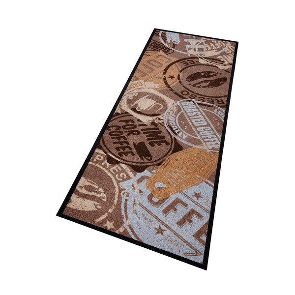 Smeđa kuhinjska staza Zala Living Coffee Stamp, 50 x 150 cm-image-1