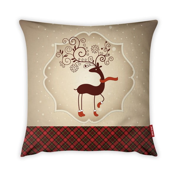Navlaka za jastuke Vitaus Christmas Period Deer, 43 x 43 cm