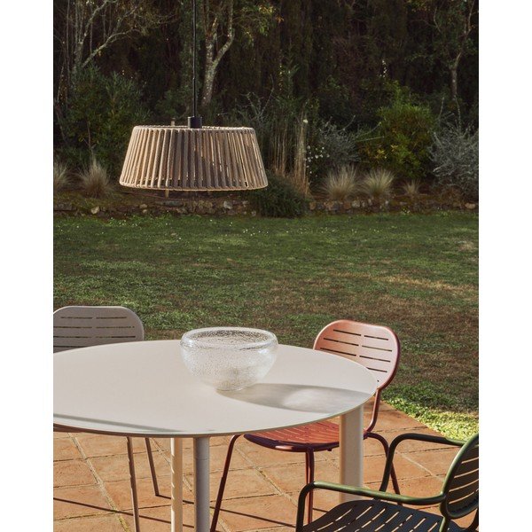Bež metalno sjenilo ø 46 cm Aldet – Kave Home-image-1