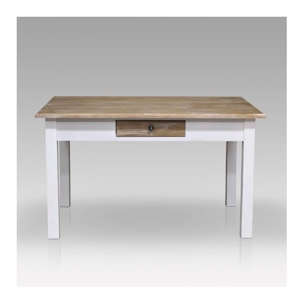 Blagovaonski stol Charlston White, 130x80x77 cm