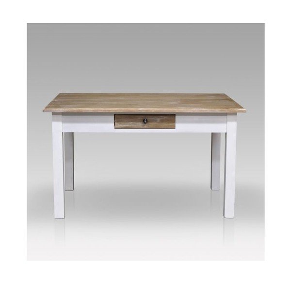 Blagovaonski stol Charlston White, 130x80x77 cm