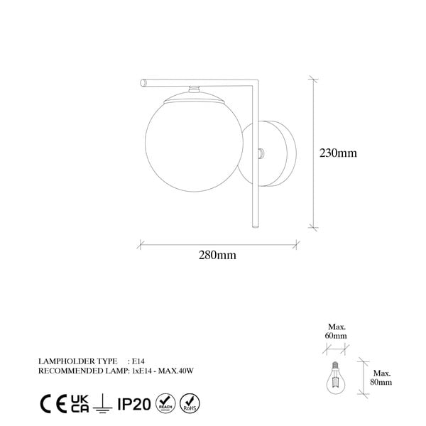 Zidna lampa u zlatnoj boji ø 15 cm Antique – Opviq lights-image-4