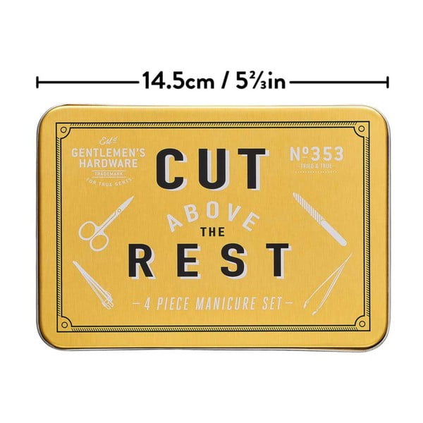 Putnički set za manikuru u limenoj kutiji Gentlemen´s Harware-image-4