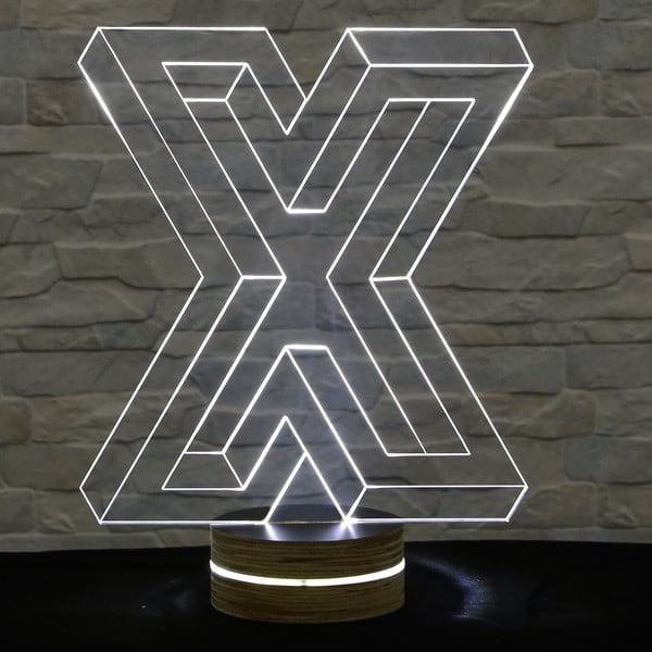 Big X 3D stolna lampa
