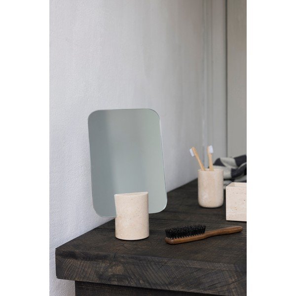 Kozmetičko ogledalo 18x30 cm Travertine – Mette Ditmer Denmark-image-1