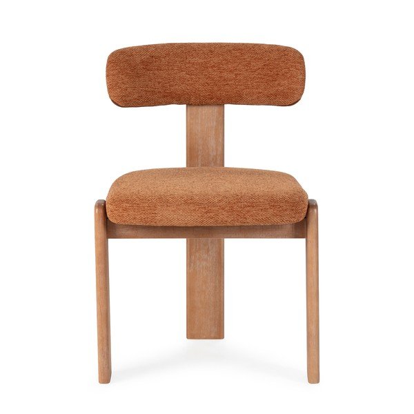 Ciglaste podstavljene blagovaonske stolice u setu 2 kom Nadia – MOME