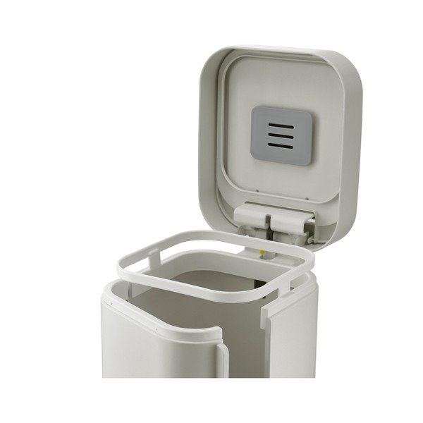 Bež željezna kanta za smeće s pedalom 40 l Porta – Joseph Joseph-image-4