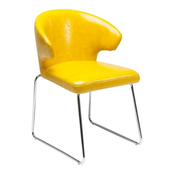Žuta stolica za blagovanje Kare Design Atomic
