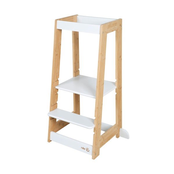 Bijeli od bambusa toranj za učenje – Roba