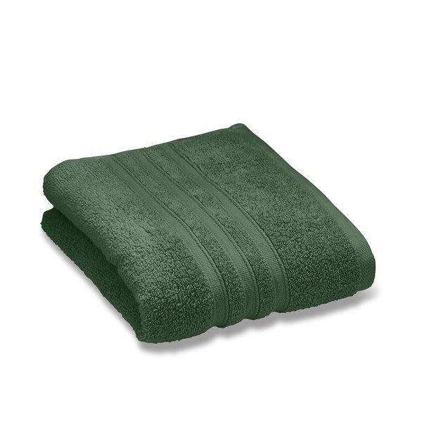 Tamno zeleni pamučni ručnici u setu 2 kom od frotira 90x140 cm Zero Twist – Catherine Lansfield