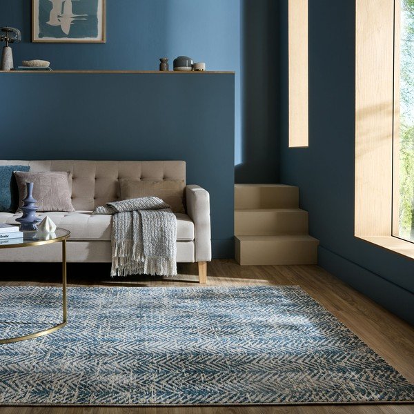 Plavi tepih 160x230 cm Lua Abstract – Flair Rugs-image-1