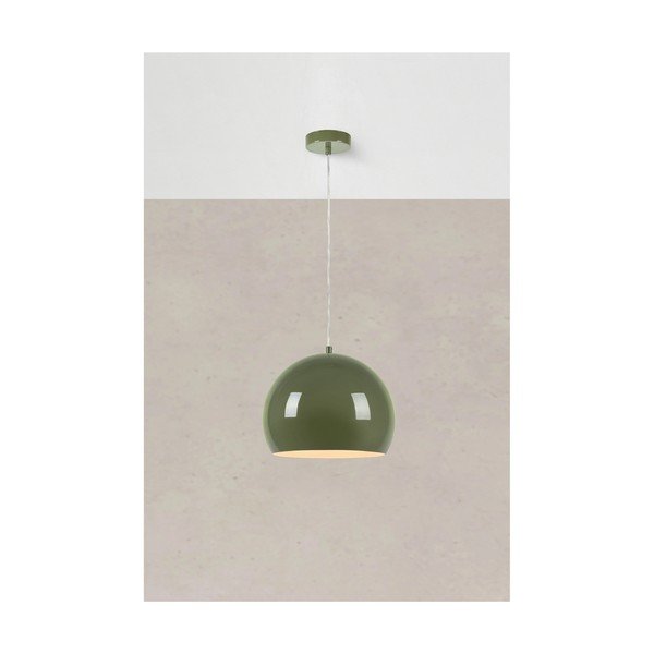 Zelena viseća svjetiljka s metalnim sjenilom ø 28 cm Pop – Markslöjd-image-1