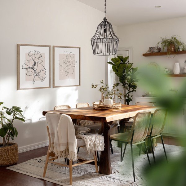 Tiskane slike u setu 2 kom s okvirom 30x40 cm Floral Set – Styler-image-2