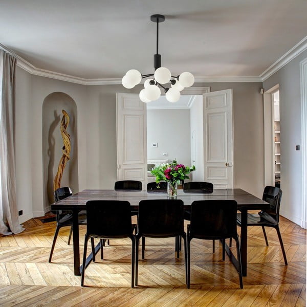 Crno bijela visilica SULION Musa, visina 102 cm-image-1