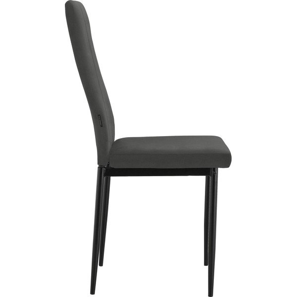 Crna blagovaonska stolica od umjetne kože Kelly – Støraa-image-2