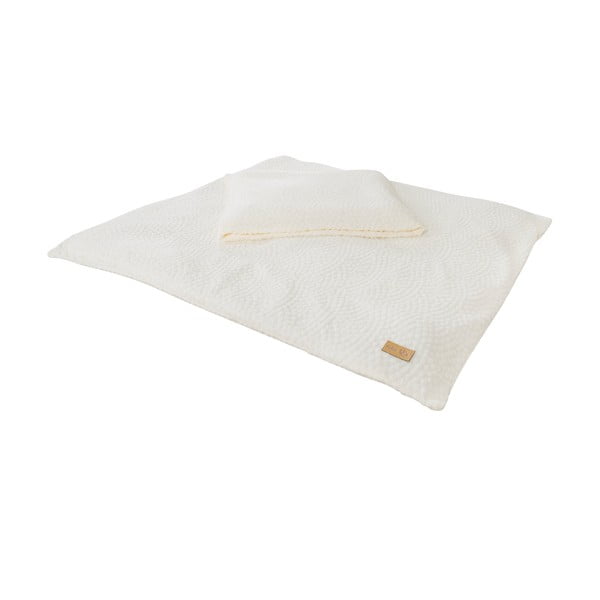 Krem dječja posteljina za dječji krevetić 80x80 cm Seashells – Roba-image-2