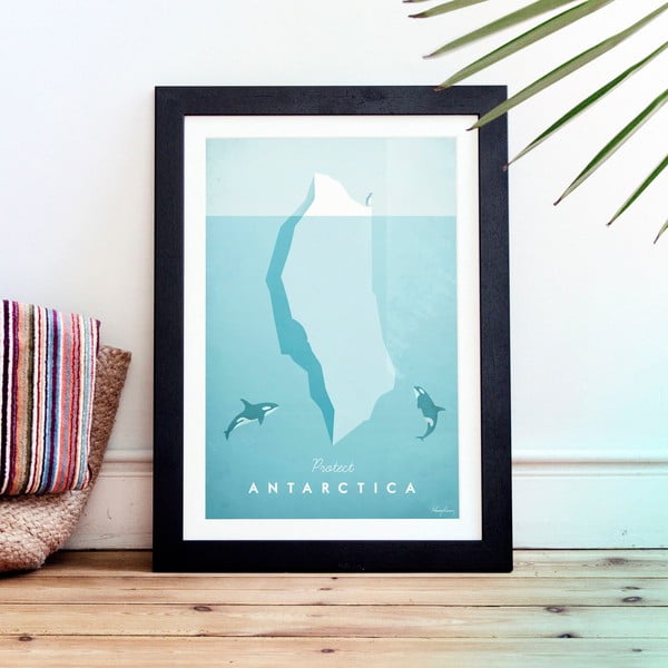 Poster Travelposter Antarktica, A3-image-1