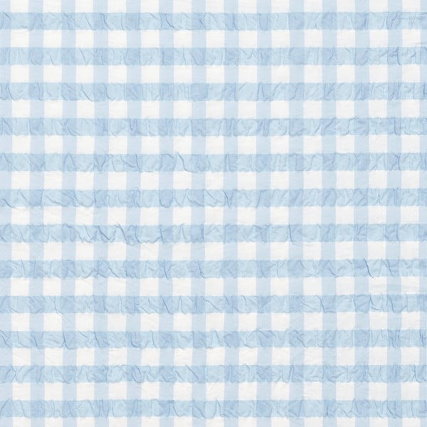 Bijelo-svijetlo plava posteljina za krevet za jednu osobu od krepa 140x200 cm Bæk&Bølge – JUNA-image-2