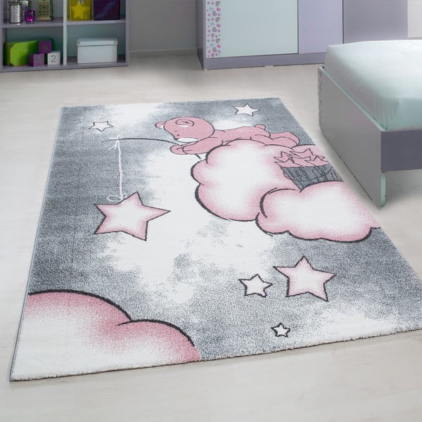 Ružičasti/sivi dječji tepih 120x170 cm Kids – Ayyildiz Carpets-image-1