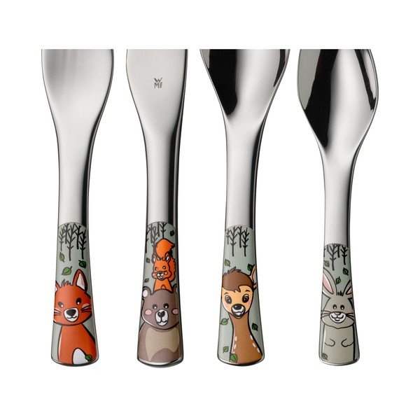 Dječji pribor za jelo 4 kom od nehrđajućeg čelika u srebrnoj boji Forest Friends – WMF-image-2