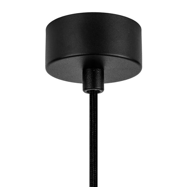 Crna viseća svjetiljka s unutarnjom stranom boje bakra Sotto Luce Awa Matte-image-2