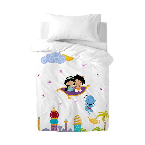 Dječji pamučni poplun i jastuk Lisica Aladin, 100 x 120 cm