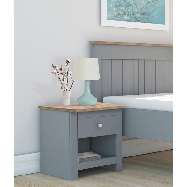 Sivi noćni ormarić Emerald – Støraa-image-1