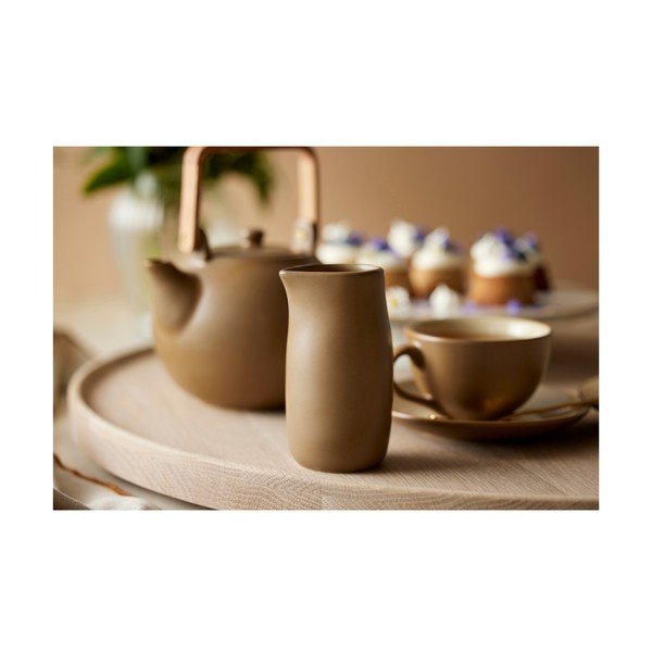 Bež desertni tanjur od kamenine ø 22 cm - Bitz-image-1