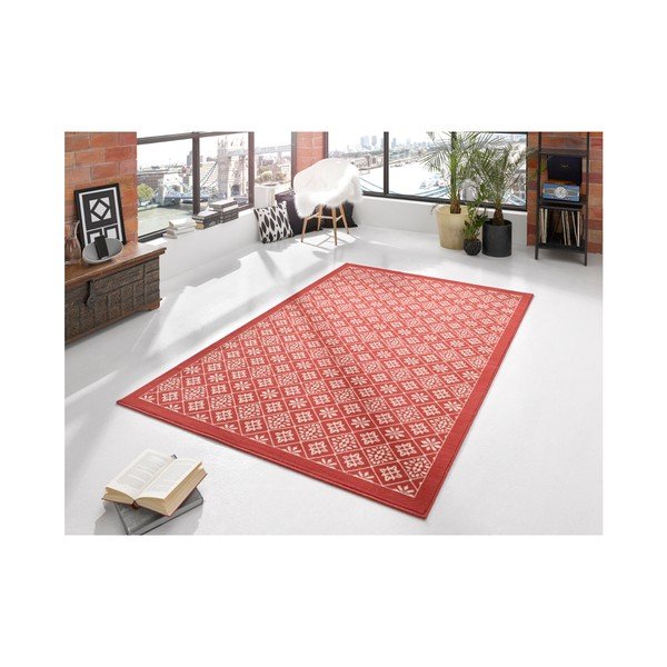 Crveni tepih Hanse Home Gloria Tile, 160 x 230 cm-image-1