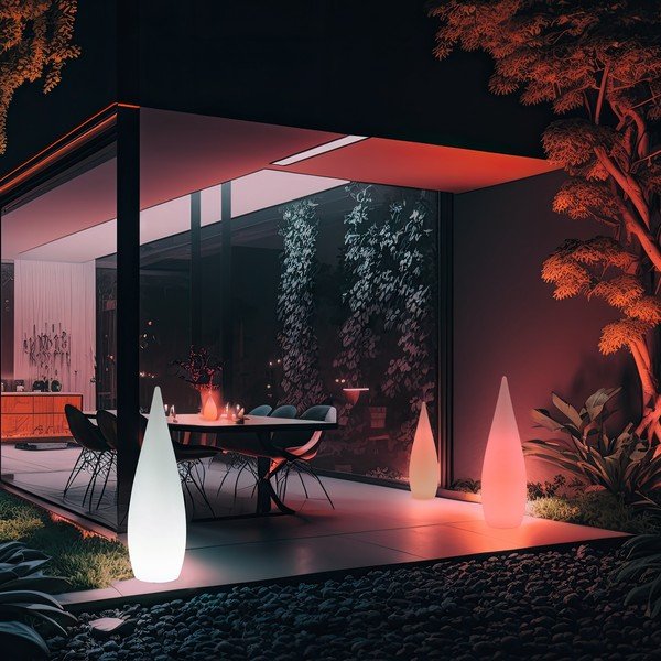 Vanjska svjetiljka s daljinskim upravljačem ø 37 cm Palmas – Reality-image-1