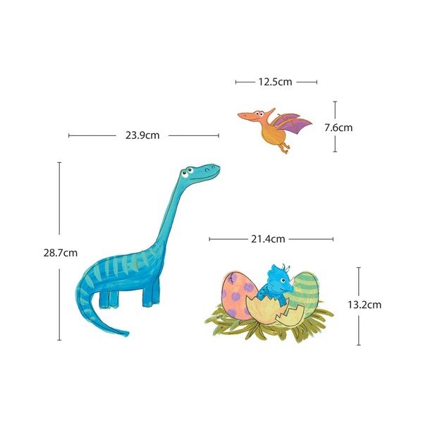 Zidna naljepnica Ambiance Colourful Dino-image-2