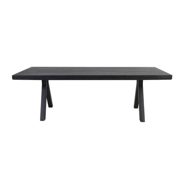 Crni blagovaonski stol 100x240 cm Muden – Light & Living
