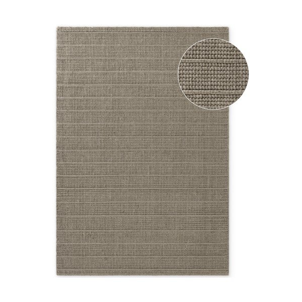 Sivi ručno rađen vunen tepih 80x150 cm Camden Parker – Ted Baker