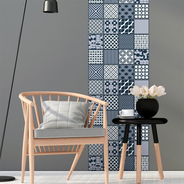 Set od 24 naljepnice Ambiance Malmo, 90 x 60 cm-image-1