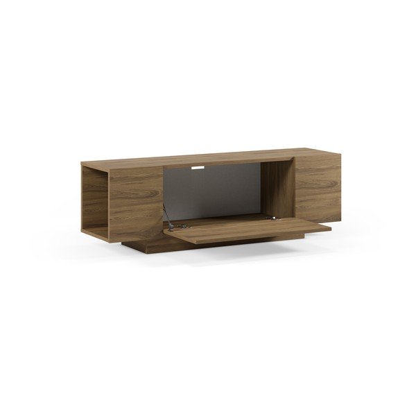 TV komoda u dekoru hrasta u prirodnoj boji 140x45x40 cm Victor – Marckeric-image-4