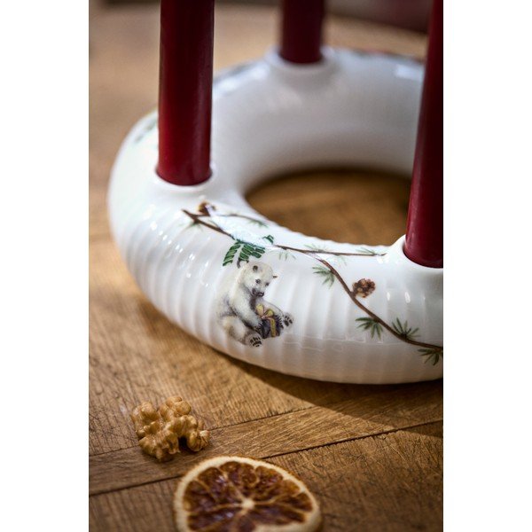 Porculanski adventski svijećnjak s božićnim motivom Hammershøi Christmas – Kähler Design-image-4