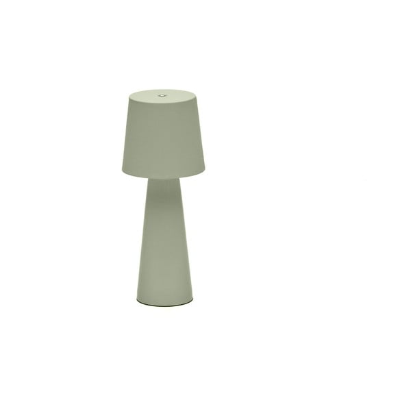 Mentol zelena LED stolna lampa s mogućnosti zatamnjivanja s metalnim sjenilom (visina 25 cm) Arenys – Kave Home