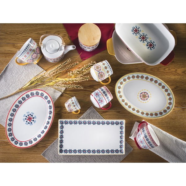 Porculanski tanjur za posluživanje Villa Altachiara Gardeny, 29,5 x 21 cm-image-1