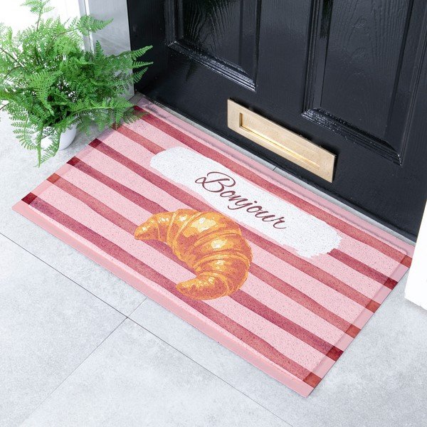 Otirač od PVC-a 40x70 cm  Croissant Bonjour – Artsy Doormats-image-1