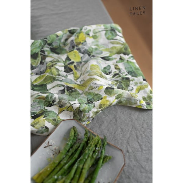 Laneni nadstolnjak 40x200 cm Lotus – Linen Tales-image-1