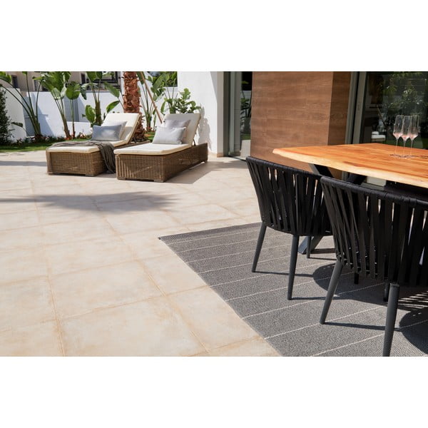 Sivi unutarnji i vanjski tepih 60x85 cm Belle Concrete – Pappelina-image-4