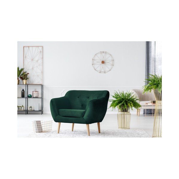 Zelena fotelja Mazzini Sofas Amelie-image-3